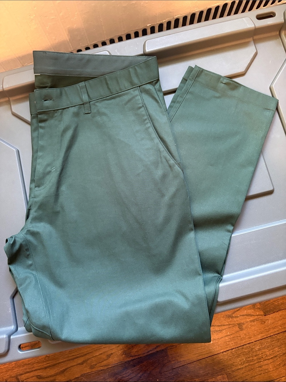 Fabletics Men's Olive Tailored Dress Pants